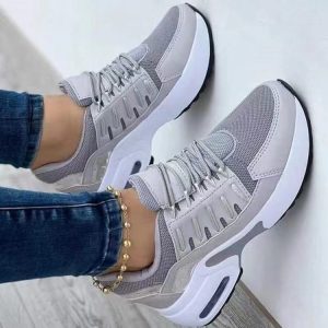 Lace Up Women Running Sports Shoes
